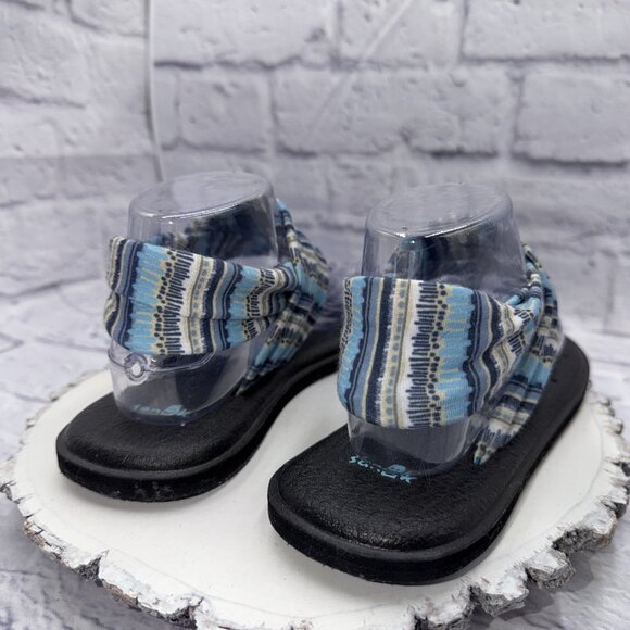 Sanuk Women's Size 9 Yoga Sling 2 Sandals Blue - Picture 5 of 8